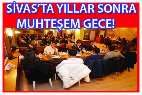 SİVASLI HAKEMLERİN  GECESİ DİKKAT ÇEKTİ!