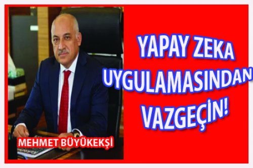 YAPAY ZEKA ATAMA UYGULAMASI KALDIRILSIN!