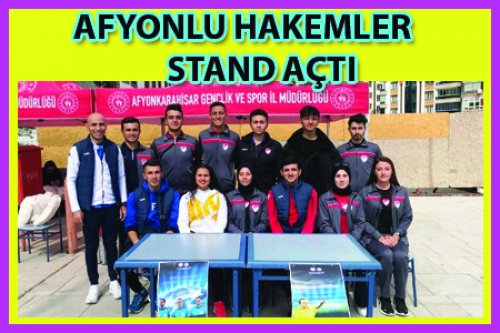AFYONLU HAKEMLER STAND AÇTI