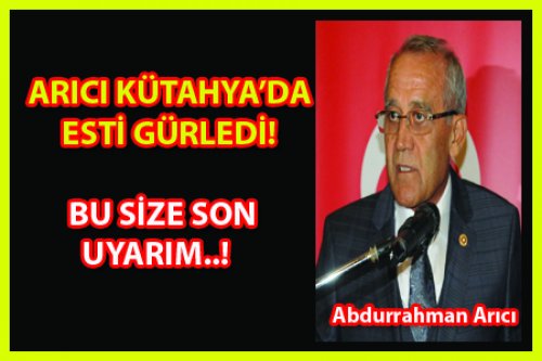 ARICI, BU SİZE SON UYARIMDIR!