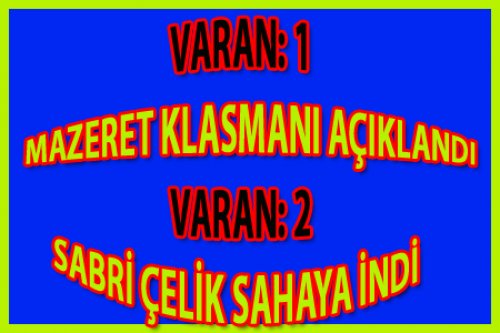 MAZARET KLASMANI AÇIKLANDI