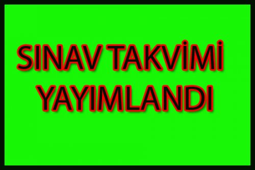 SINAV TAKVİMİ VE VİZE ÜCRETLERİ AÇIKLANDI