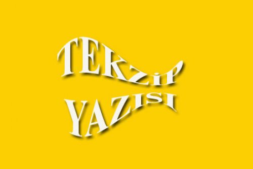 TEKZİP YAZISI