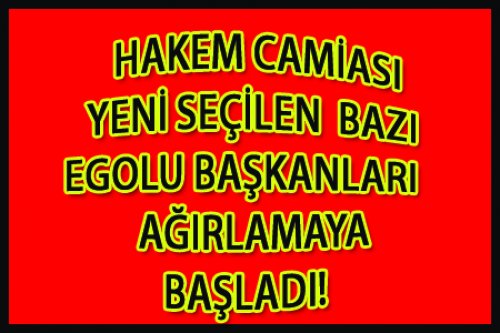 YENİ BAŞKANLARIN HAVASINDAN GEÇİLMİYOR!