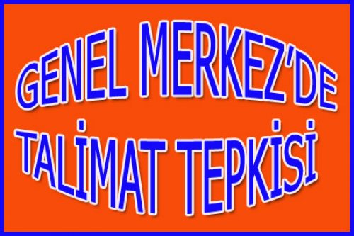 AFYON'DAKİ TOPLANTIDA TALİMAT SIKINTISI