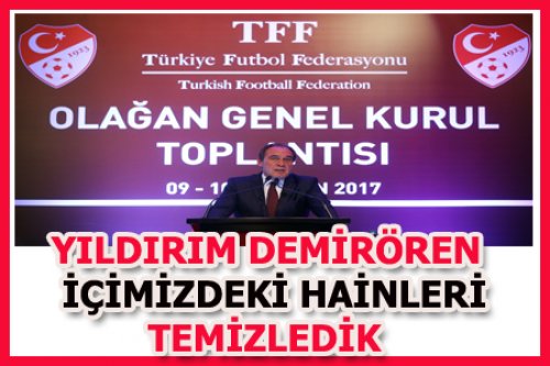 DEMİRÖREN HAİNLERİ TEMİZLEDİK DEDİ