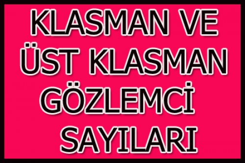 GÖZLEMCİ SAYILARINDA SON DURUM NE?