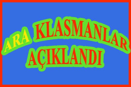 OCAK KLASMANLARI AÇIKLANDI!