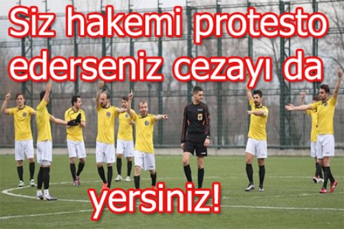 PROTESTOYA CEZA YAĞDI