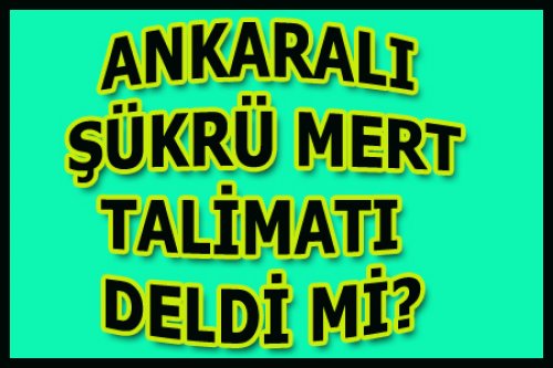 ŞÜKRÜ MERT TALİMATI DELDİ Mİ?