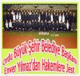 ORDU BELEDİYESİ MALZEME YARDIMI YAPTI