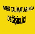 TALİMATLARDA DEĞİŞİKLİK YAPILDI..!